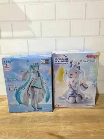 하츠네 미쿠 신상 피규어 SNOW MIKU & 부서진 세계와 가희ver.