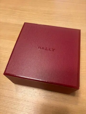 BALLY 리버서블 벨트 레드/화이트 브라운