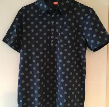 PUMA 도트 무늬 셔츠 L 사이즈 네이비