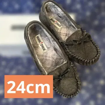 MINNETONKA 모카신 그레이 24cm