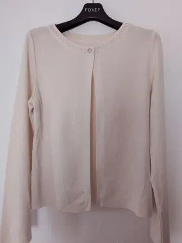 FOXEY 폭시 캐시미어 실크 가디건 캐시미어 실크 40