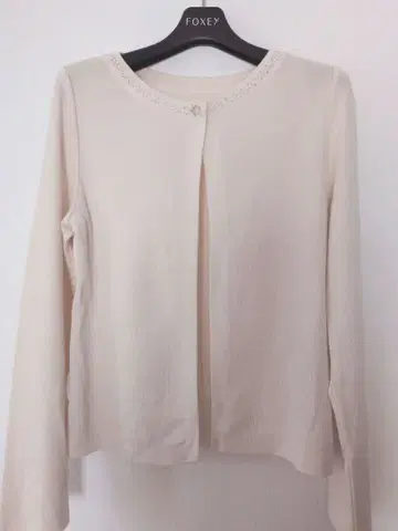 FOXEY 폭시 캐시미어 실크 가디건 캐시미어 실크 40