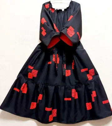 [ 기모노 리메이크 ] 모 97% 어른 귀여운 원피스