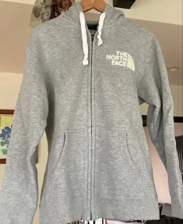 THE NORTH FACE 그레이 집업 후드티 S