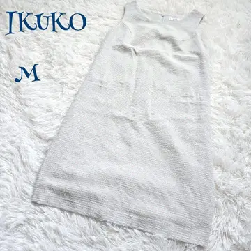 빈티지 ] 일본제 안감 지퍼 안감 레이스 포함 슬리브리스 원피스 M