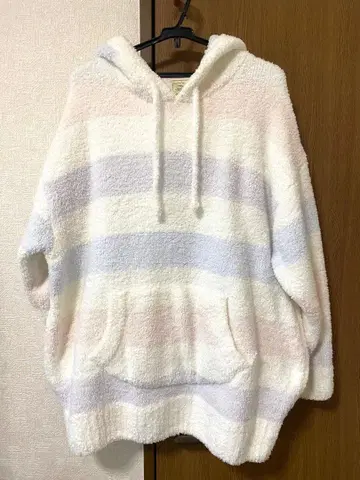 젤라또피케 보더 푹신푹신 복슬복슬 후드티