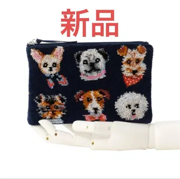 페이러 강아지 파우치 새상품 지퍼 FEILER