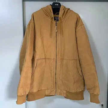 SMITH'S 후드 부착 베이지 자켓 블루종 XL