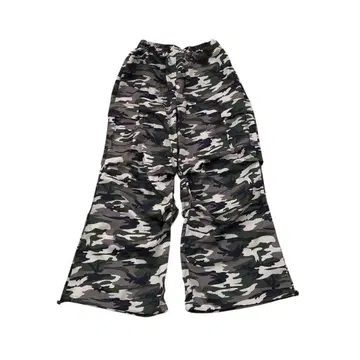 [ 00's ] 나일론 팬츠 카모플라쥬 팬츠 플레어 팬츠 TECH Y2K