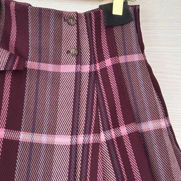 SNIDEL 체크 플리츠 스카쇼팬