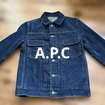 A.P.C. 다크 데님 자켓 XXS