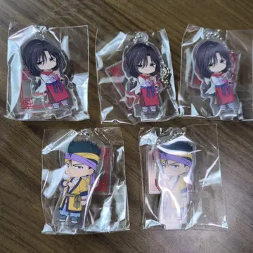 아크릴 스탠드 캐릭터 키링 5개 세트 이상한 나라의 미호