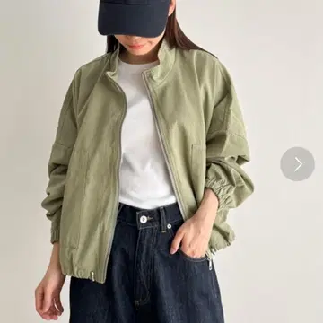 엘 마르 코튼 스탠드 카라 블루종 CANAL JEAN