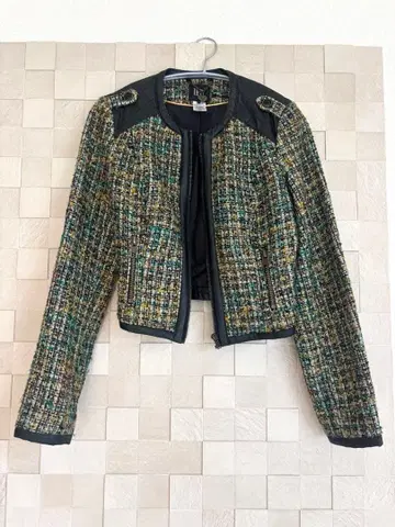 DEPT 노카라 자켓 S 멀티 컬러