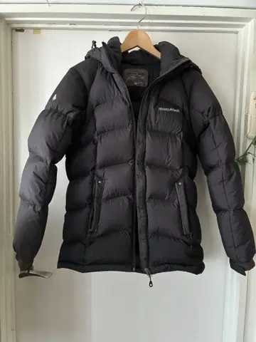 몽벨 다운 자켓 여성용 S~M 상당 경량 방풍 후드 탈부착 가능 새상품급