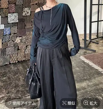 HARE 드로스트 드레이프 셔츠