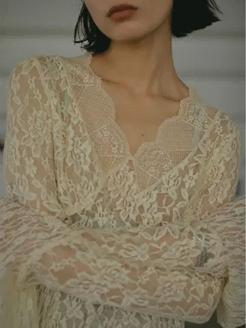 COMBINATION LACE TOP 아이보리