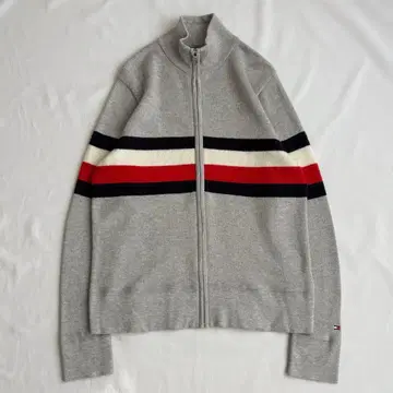 타미힐피거 집업 니트 자켓