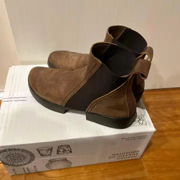 트리픈 가죽 사이드 고어 부츠