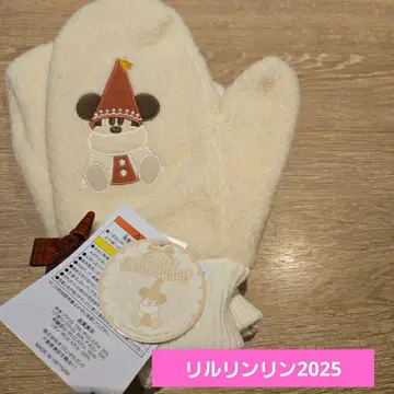 택 포함 미사용 새상품 리루린린 미튼 디즈니 크리스마스 2025