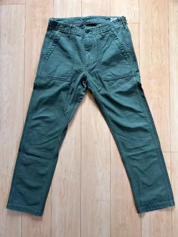 (새상품급) orslow 슬림핏 퍼티그 팬츠 M 사이즈