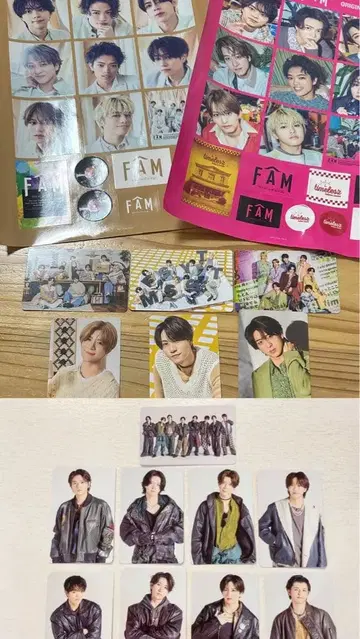 timelesz 트레이딩 카드 세트 덤 스티커 포함