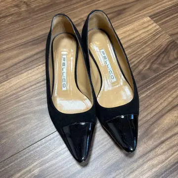 펠리코 PELLICO 36.5 블랙 페이턴트 스웨이드