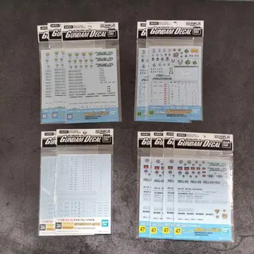 건담 데칼 No.34, No.46, No.47, No.48 4종 11매