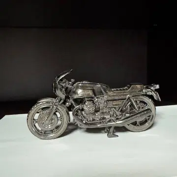 메탈제 바이크 미니어처 약 10cm