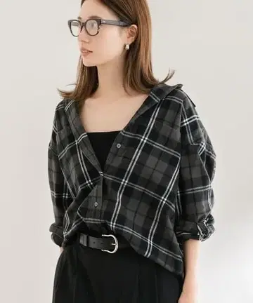 FRAMeWORK/프레임워크 플란넬 체크 셔츠 프리 사이즈