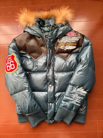 geronimo 다운 자켓 US66 자수 퍼 포함