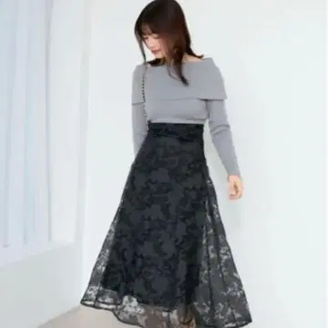 레이디 니트 도킹 원피스 M