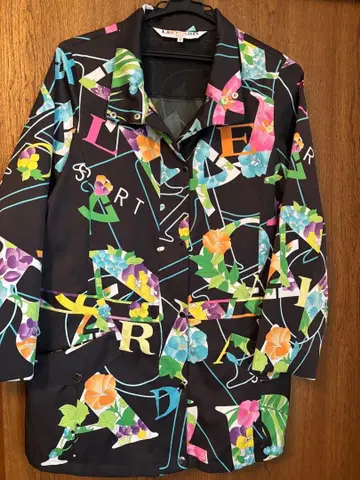 LEONARD 플라워 프린트 테일러드 자켓 40