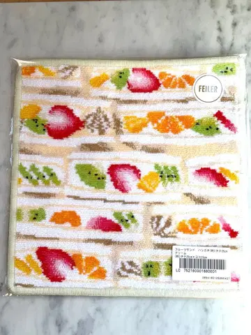 [ 완판템 ] 러브리 바이 페이러 손수건 후르츠 샌드