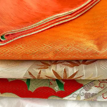 후쿠로 오비 묶음 판매 반폭 오비 포함 4점 리메이크 핸드메이드 4