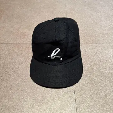 Agnes b 애니에스베 캡 모자 블랙 로고 자수