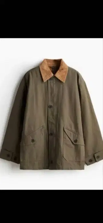 h&m 완판 오버 사이즈 캔버스 자켓 블루종