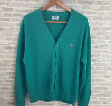 izod 라코스테 가디건 그린 니트 빈티지
