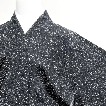 코몬 모노톤 노리치라시 크레이프 원단 멋스러운 기모노 037k