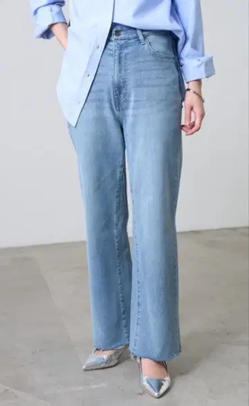 GALLARDAGALANTE 큐어노스 릴랙스 와이드 데님