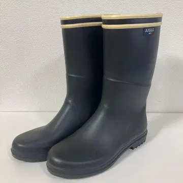 AIGLE 블랙 장화 레인부츠 사이즈 36 (23cm 상당)
