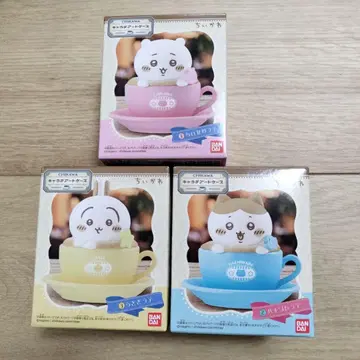 치이카와 라떼 아트 케이스 3개 세트 치이카와 하치와레 토끼