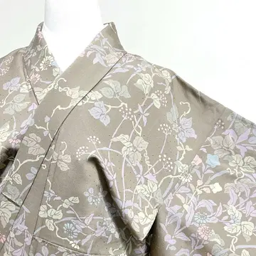 미착용 코몬 이토코 기쿠 하기 나데시코 덩굴 리프 기모노 037k