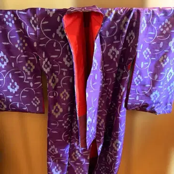 다이쇼 로망 명선 이중 기모노 앤티크 기모노