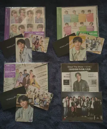 timelesz 3 형태 세트 CD+DVD 특전 누락 없음