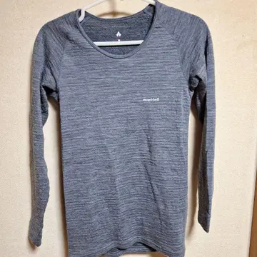 mont-bell 슈퍼 메리노울 EXP 셔츠 그레이 M