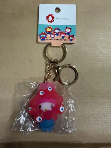산리오 미야쿠미야쿠 변신 입체 마스코트 클리어 키링 마이멜로디