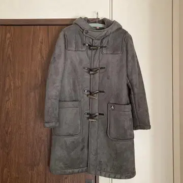 ORCIVAL 오르치발 페이크 무스탕 더플 코트