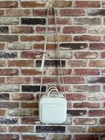 YAHKI 키 더블 페이스 스퀘어 백 숄더백 미니 백