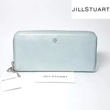 택 포함 새상품 질스튜어트 장지갑 브리즈 아이스 블루 천연 가죽 참